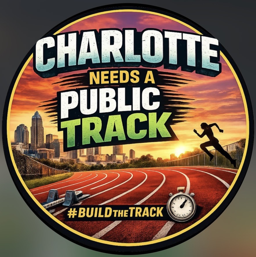 CLT Needs a Track logo